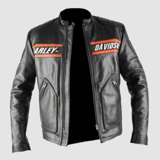 Veste de moto classique en cuir Harley Davidson WWE de Bill Goldberg
