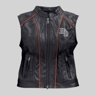 Gilet en cuir Harley Davidson pour femme Epoch
