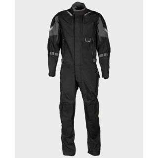 Combinaison de moto de tourisme noire pour homme
