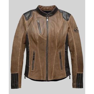 Blouson en cuir Gallun HD Triple Vent System pour femme
