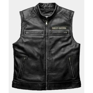 Gilet en cuir Harley Davidson

