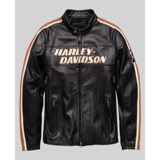 Veste en cuir pour homme Harley Davidson Torque
