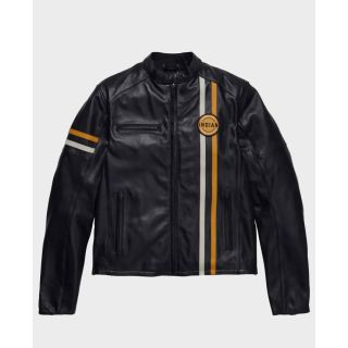 Veste de moto noire Café Racer pour homme Indian | Rider Zilla |