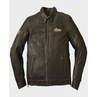 Veste de moto classique en cuir pour homme Indian Motorcycle Rider Zilla